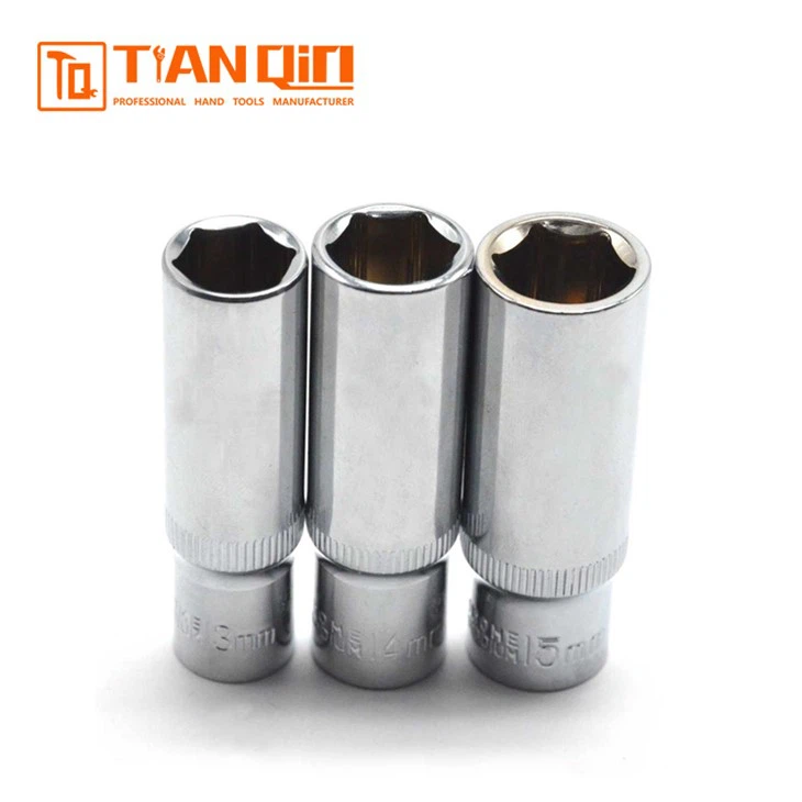 73110-3/8'' Deep Socket (chrome-plated)